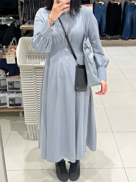 「アイテム（ワンピース）」を使った、Nanaさん（レディース・169cm）の夏コーディネート