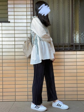 「Honeys（ハニーズ）のアイテム（バックパック/リュック）」を使った、Nanaさん（レディース・169cm）の夏コーディネート