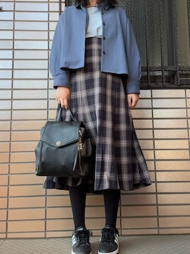 「Honeys（ハニーズ）のアイテム」を使った、Nanaさん（レディース・169cm）の春コーディネート