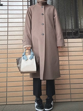 「Honeys（ハニーズ）のアイテム」を使った、Nanaさん（レディース・169cm）の冬コーディネート