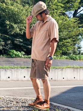 眼鏡(本体)さん（メンズ・173cm）の夏コーディネート