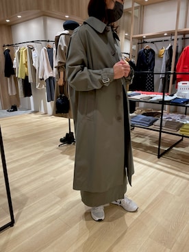 「MACKINTOSH PHILOSOPHY（ﾏｯｷﾝﾄｯｼｭ ﾌｨﾛｿﾌｨｰ）のアイテム（ステンカラーコート）」を使った、MP    WOMAN さん（レディース・164cm）の秋コーディネート