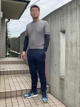 「JOHN SMEDLEY（ジョンスメドレー）のアイテム（Tシャツ/カットソー）」を使った、Tore@minさん（メンズ・174cm）の秋コーディネート