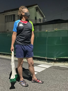 「canterbury（カンタベリー）のアイテム」を使った、Tore@minさん（メンズ・174cm）の夏コーディネート