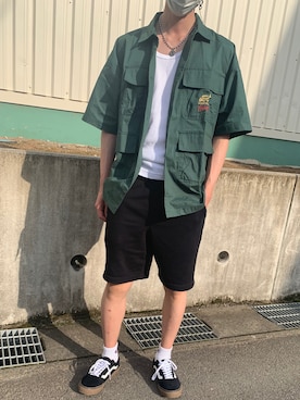 「Champion（チャンピオン）のアイテム（レッグウェア）」を使った、TPさん（メンズ・177cm）の秋コーディネート