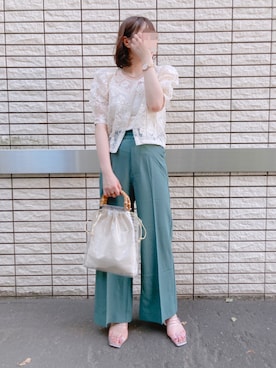 yun☺︎さん（レディース・160cm）の夏コーディネート