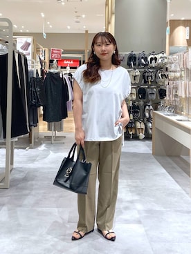 「アイテム（サンダル）」を使った、サキさん（レディース・154cm・20代）の夏コーディネート