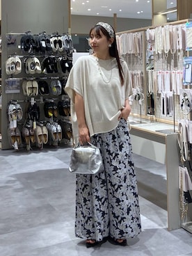 「アイテム（ヘアアクセサリー）」を使った、サキさん（レディース・154cm・20代）の夏コーディネート