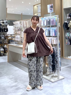 「ママコーデ」｜サキさん（レディース・154cm・20代）の夏コーディネート