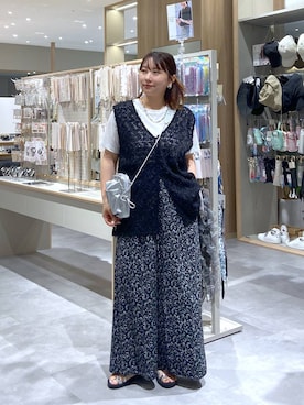 「ママコーデ」｜サキさん（レディース・154cm・20代）の夏コーディネート