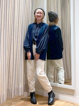 「PAGEBOY（ページボーイ）のアイテム」を使った、ゆきなさん（骨格ナチュラル・レディース・154cm）の秋コーディネート