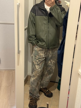 「アイテム（ライダースジャケット）」を使った、keiたさん（メンズ・165cm・20代）の秋コーディネート