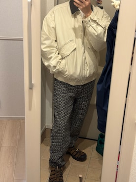 「Supreme （シュプリーム）のアイテム（パンツ）」を使った、keiたさん（メンズ・165cm）の秋コーディネート