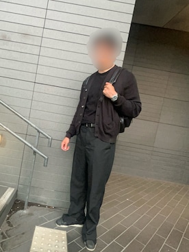 「Y-3（ワイスリー）のアイテム」を使った、38さん（メンズ・183cm）の春コーディネート