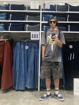 「MARMOT（マーモット）のアイテム」を使った、endyさん（メンズ・173cm）の夏コーディネート