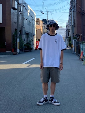 「MILLER（ミラー）のアイテム」を使った、endyさん（メンズ・173cm）の夏コーディネート