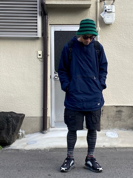「Audience（オーディエンス）のアイテム」を使った、endyさん（メンズ・173cm）の秋コーディネート