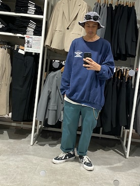 「gentle monster（ジェントルモンスター）のアイテム」を使った、endyさん（メンズ・173cm）の秋コーディネート