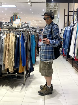「L.L.Bean（エルエルビーン）のアイテム（トップス）」を使った、endyさん（メンズ・173cm）の秋コーディネート