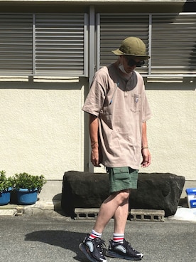 「GIVENCHY（ジバンシイ）のアイテム（アクセサリー）」を使った、endyさん（メンズ・173cm）の夏コーディネート
