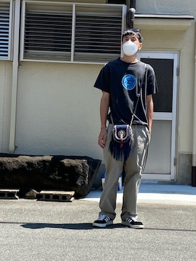 「GIVENCHY（ジバンシイ）のアイテム（アクセサリー）」を使った、endyさん（メンズ・173cm）の夏コーディネート
