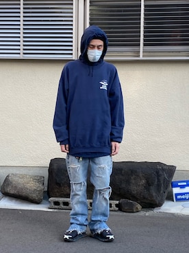 「春服デビュー宣言」｜「アイテム（ナイロンジャケット）」を使った、endyさん（メンズ・173cm）の春コーディネート