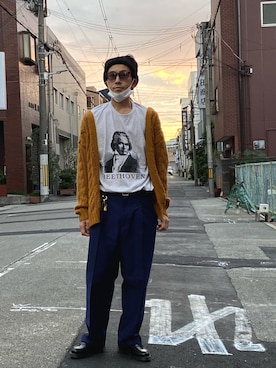 「SECOND LAB.（セカンド ラブ）のアイテム」を使った、endyさん（メンズ・173cm）の秋コーディネート