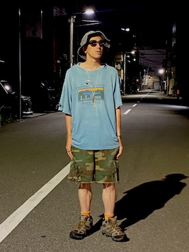「ROTHCO（ロスコ）のアイテム」を使った、endyさん（メンズ・173cm）の夏コーディネート