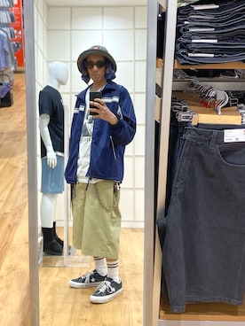 「H&M（エイチ・アンド・エム）のアイテム」を使った、endyさん（メンズ・173cm）の春コーディネート