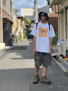 「gentle monster（ジェントルモンスター）のアイテム（サングラス）」を使った、endyさん（メンズ・173cm）の夏コーディネート