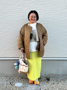 「wee9s（ウィークス）のアイテム」を使った、☁︎•ꇵ͒•`s☺︎+sa*॰¨̮さん（レディース・155cm）の冬コーディネート