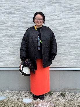 ☁︎•ꇵ͒•`s☺︎+sa*॰¨̮さん（レディース・155cm）の冬コーディネート