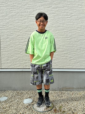 ☁︎•ꇵ͒•`s☺︎+sa*॰¨̮さん（キッズ・148cm）の夏コーディネート