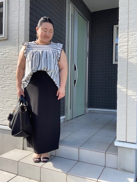 ☁︎•ꇵ͒•`s☺︎+sa*॰¨̮さん（レディース・155cm）の夏コーディネート