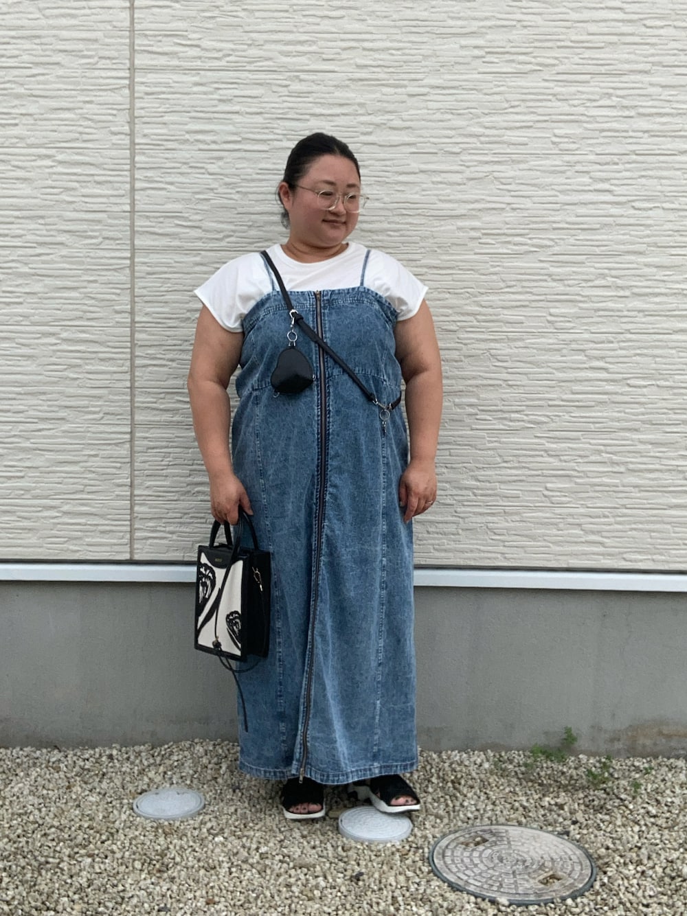 ☁︎•ꇵ͒•`s☺︎+sa*॰¨̮｜しまむらのワンピースを使った