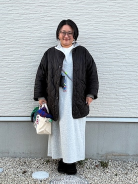 ☁︎•ꇵ͒•`s☺︎+sa*॰¨̮さん（レディース・155cm）の冬コーディネート