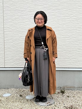 「H&M（エイチ・アンド・エム）のアイテム」を使った、☁︎•ꇵ͒•`s☺︎+sa*॰¨̮さん（レディース・155cm）の冬コーディネート