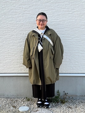 「Java（ジャバ）のアイテム」を使った、☁︎•ꇵ͒•`s☺︎+sa*॰¨̮さん（レディース・155cm）の春コーディネート