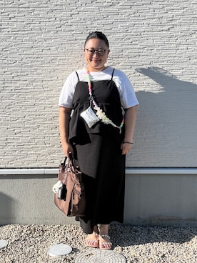 ☁︎•ꇵ͒•`s☺︎+sa*॰¨̮さん(レディース・155cm)の夏コーディネート