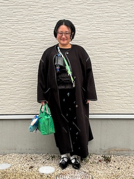 「classicalelf（クラシカルエルフ）のアイテム」を使った、☁︎•ꇵ͒•`s☺︎+sa*॰¨̮さん（レディース・155cm）の冬コーディネート