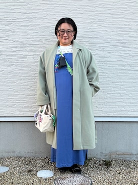 「Burner（バーナー）のアイテム」を使った、☁︎•ꇵ͒•`s☺︎+sa*॰¨̮さん（レディース・155cm）の冬コーディネート