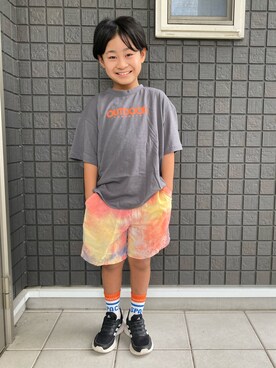 ☁︎•ꇵ͒•`s☺︎+sa*॰¨̮さん(キッズ・122cm)の秋コーディネート