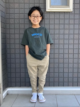 「アイテム（レッグウェア）」を使った、☁︎•ꇵ͒•`s☺︎+sa*॰¨̮さん（キッズ・128cm）の春コーディネート