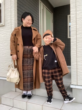☁︎•ꇵ͒•`s☺︎+sa*॰¨̮さんの（GU | ジーユー）を使ったコーディネート