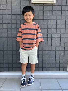 ☁︎•ꇵ͒•`s☺︎+sa*॰¨̮さん（キッズ・120cm）の夏コーディネート