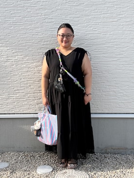 ☁︎•ꇵ͒•`s☺︎+sa*॰¨̮さん(レディース・155cm)の夏コーディネート