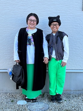 ☁︎•ꇵ͒•`s☺︎+sa*॰¨̮さん(レディース・155cm)の冬コーディネート