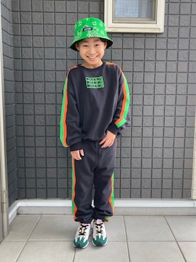 「Dickies（ディッキーズ）のアイテム」を使った、☁︎•ꇵ͒•`s☺︎+sa*॰¨̮さん（キッズ・124cm）の冬コーディネート
