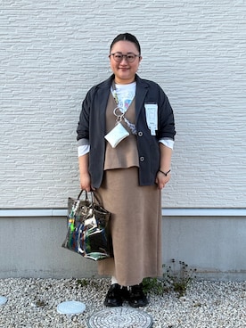 「DAISO（DAISO）のアイテム」を使った、☁︎•ꇵ͒•`s☺︎+sa*॰¨̮さん（レディース・155cm）の春コーディネート