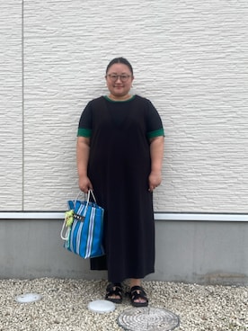 「アイテム（シュシュ）」を使った、☁︎•ꇵ͒•`s☺︎+sa*॰¨̮さん（レディース・155cm）の夏コーディネート